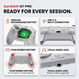 GameSir G7 Pro feature overview: rechargeable battery, USB-C, rumble motors and 3.5mm audio jack